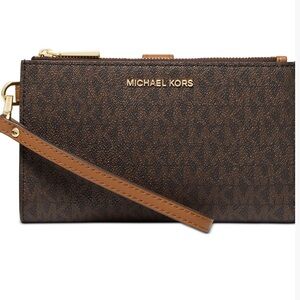Michael Kors
Logo Jet Set Double-Zip Wristlet